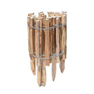 ヘーゼルナッツの木製ロールフェンス